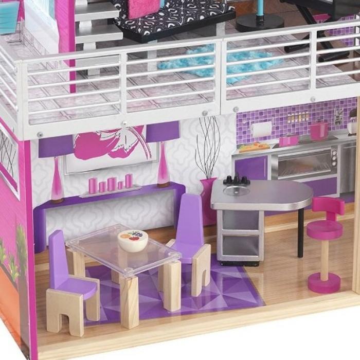 Дом для Барби - Роскошный дизайн Luxury - с мебелью и интерактивом  